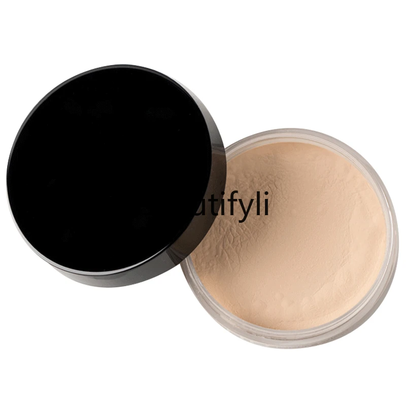 

High definition silk feather light honey powder, nourishing oil control setting powder loose powder is not easy to faint makeup