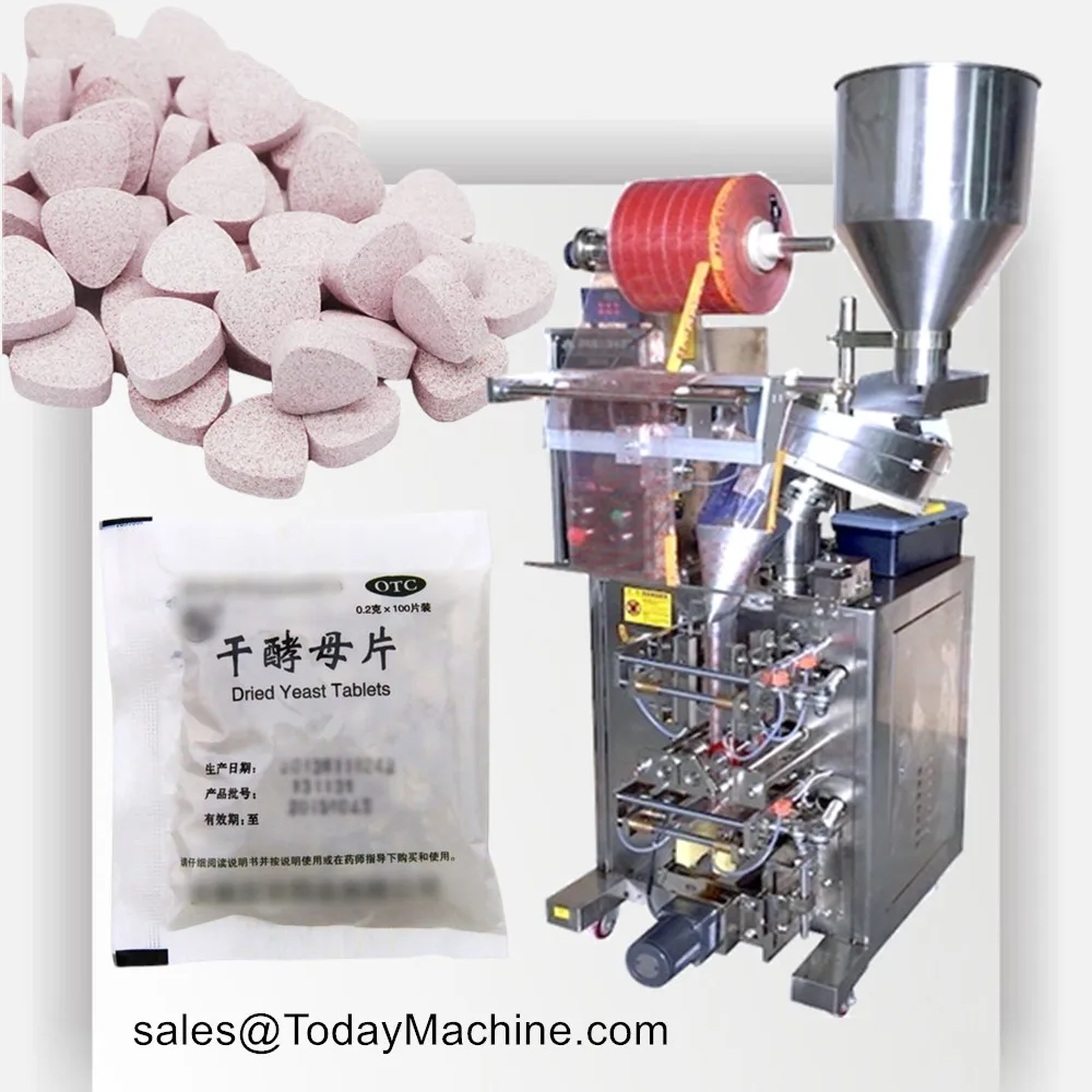 High Speed Milk Chewable Tablets Gummy Hotels Coffee Sugar Sachet Candy Pillow Packing Machine