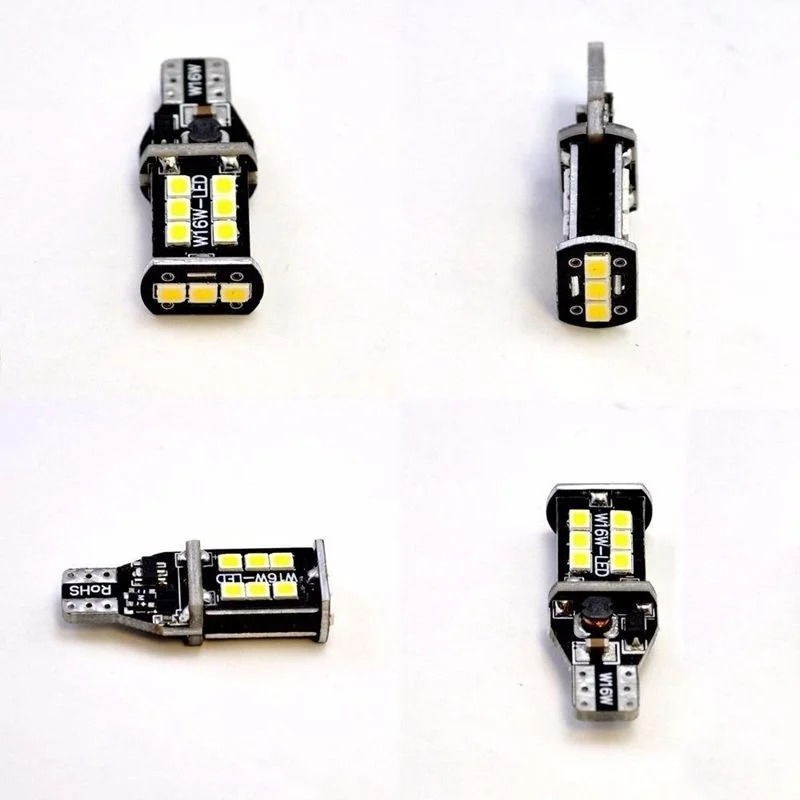 

2 шт., автомобильные светодиодсветодиодный лампы T15 W16W WY16W 15 SMD 2835