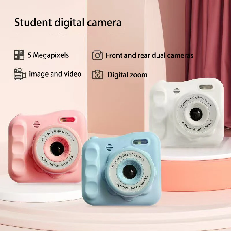 كاميرا أطفال 32G فورية 1080P HD عدسة مزدوجة كاميرا رقمية لصور السيلفي للفتيات والأولاد هدايا عيد الميلاد ألعاب أعياد الميلاد للأطفال