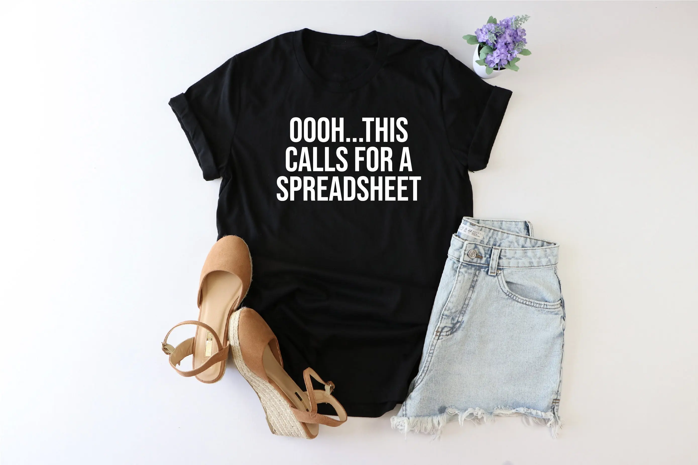 Oooh This Calls For A SpreadsheeT T Shirt CPA AccountanT Data AnalysT Tax Season Funny tee