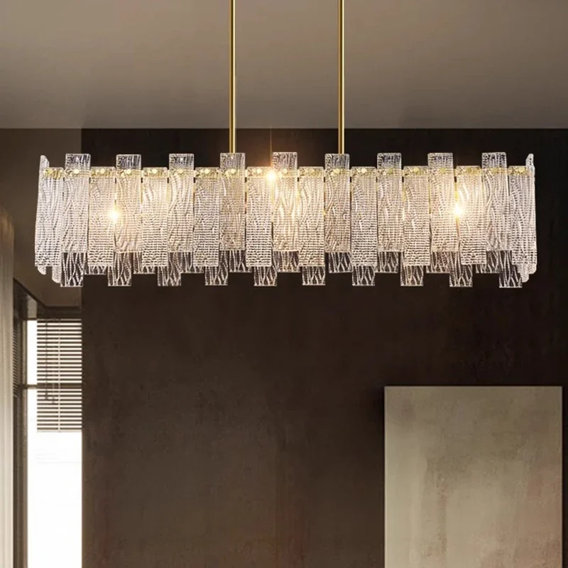 glass Modern home decor led lights pendant light lamps for living room Chandeliers for dining room hanging light indoor lighting