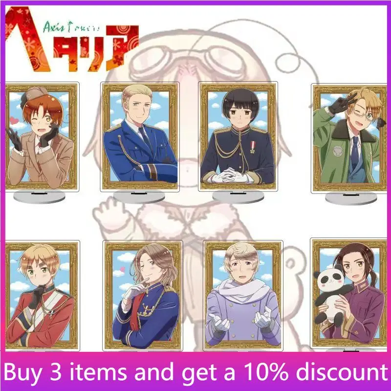 

Hetalia Photo Frame Acg Stand Italy Veneziano Figure Acrylic Stand Ludwig Standing Plate Kiku Honda Collectible Toys Gift