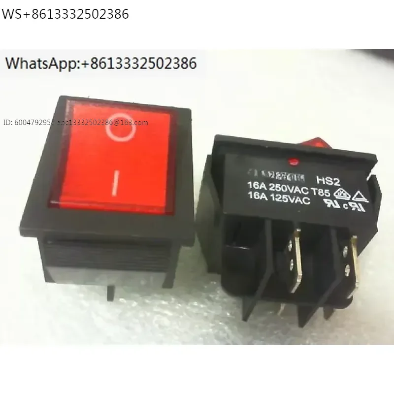 10 PCS 250VAC/16A/125VAC/16A.20A. Four-legged second gear