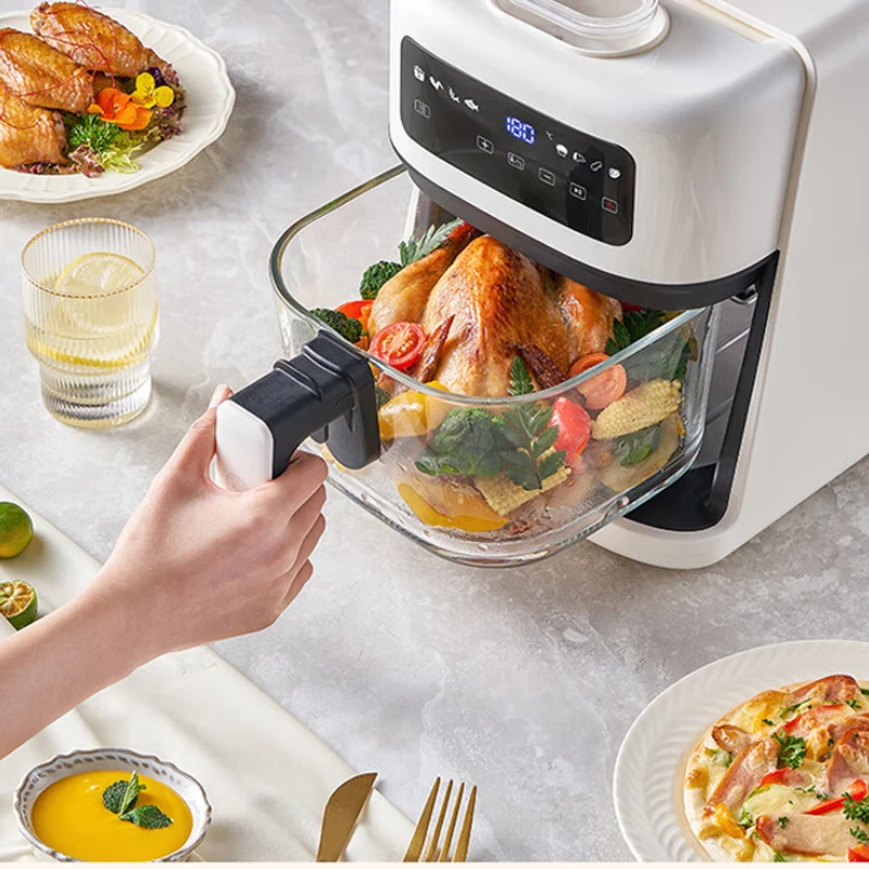 Xiaomi Spray Type Air Fryers Visible Household Transparent Electric Oven 3.5L No Oil Electric Fryer For Cooking Fries Baking BBQ