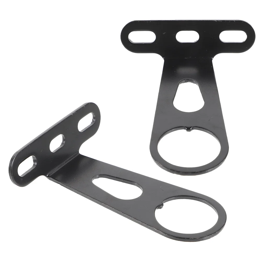 2Pcs Bike Light Bracket Front Fork Mount Bicycle Lamp Holder Night Safety Light Fixing Bicycle Lamp Mount Bracket