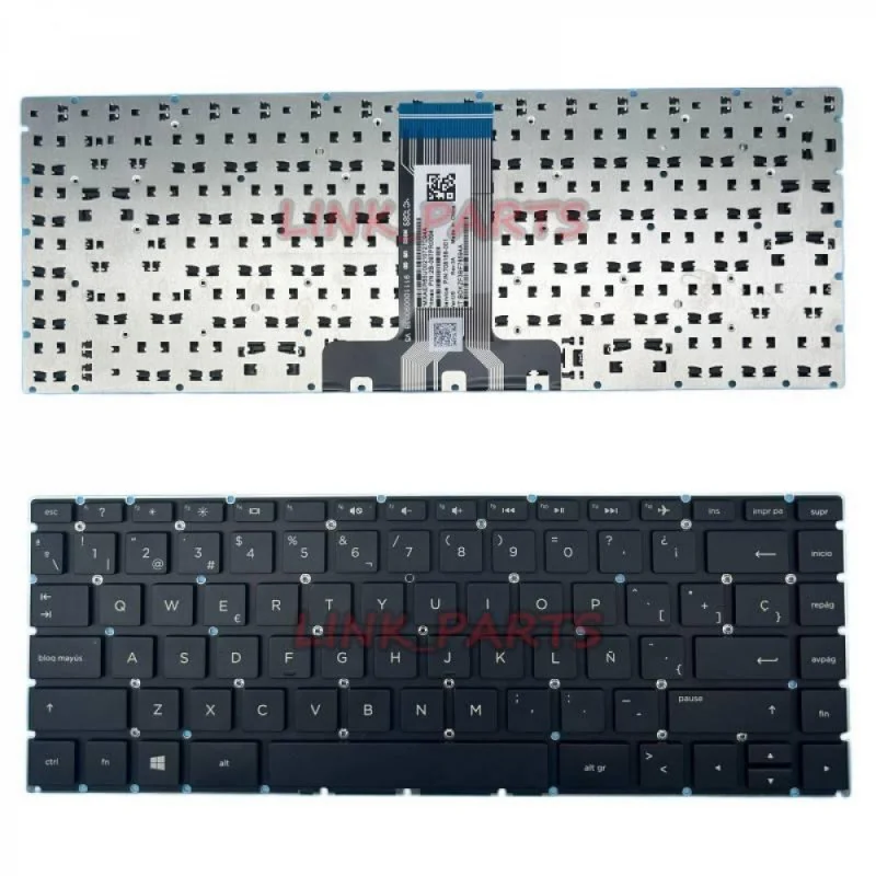 NEW Latin Spanish Black Keyboard For HP Home 14-bs000 14-bs100 14-bs500 14t-bs000 Laptop Keyboard