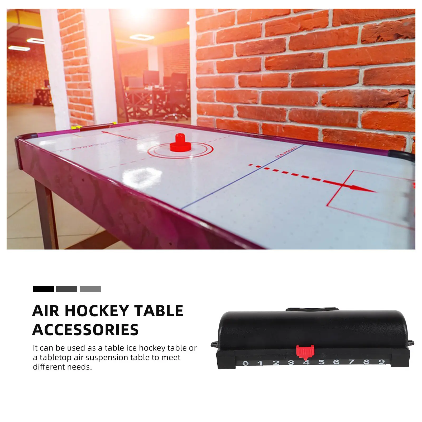 

2Pcs Table Hockey Score Keepers Plastic Scoring Units for Hockey Tables Replacement Parts Portable Lightweight Wear-Resistant