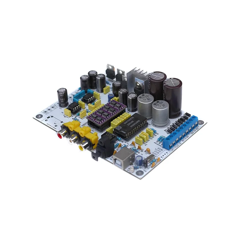 Плата декодирования ЦАП TDA1541 с TDA1387 IC и коаксиальным оптоволоконным USB-портом QN7220P