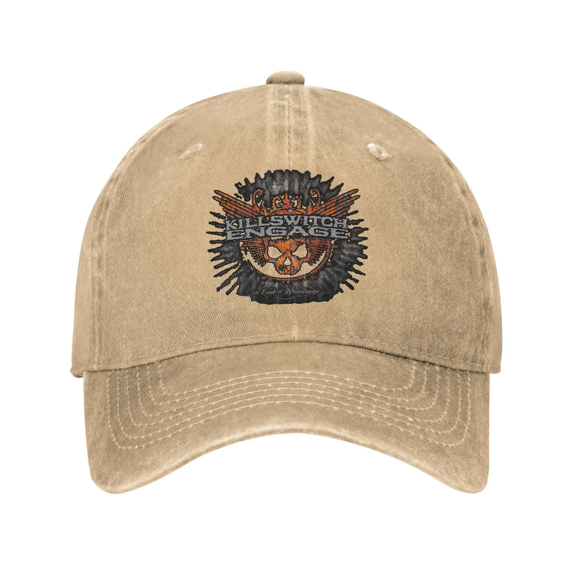

Spring Killswitchs Engages Baseball Cap Sun Dropshipping Design Washed Trucker Hat Men Adult Casual Kpop Rock Baseball Caps