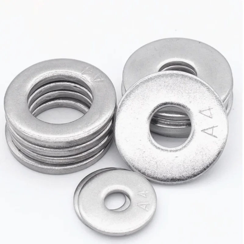 

5-50PCS 316 Stainless Steel Large Flat Washer M3 M4 M5 M6 M8 M10 M12 M14 M16 Big Plain Gasket DIN9021 High Quality Metal Gaskets