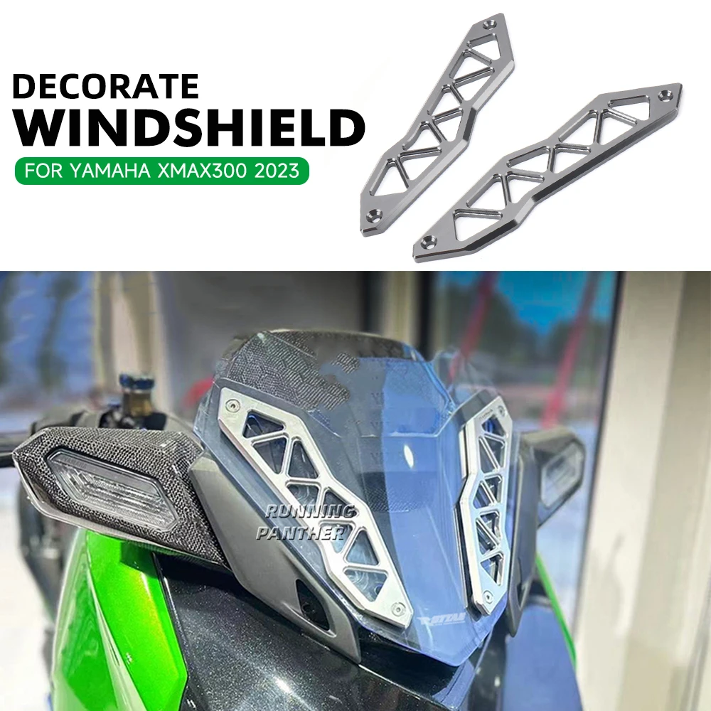 

Motorcycle Windscreen For Yamaha X-MAX 300 X-MAX300 XMAX 300 XMAX300 2023 2024 Windshield Support Holder kits Screen Bracket