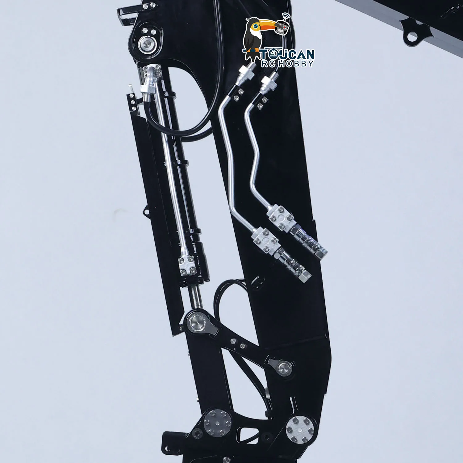 LESU LR956 1/14 RC Bagger 7CH Ventile 3 Arme Funkgesteuerter Hydraulikbagger Metallchassis Motor Flysky PL18EV LITE Autos LKW