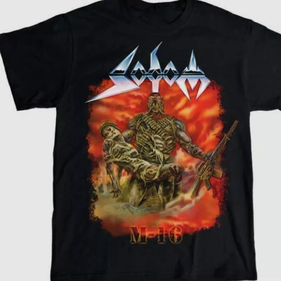 

Sodom Short Sleeve Black cotton all sizes T-shirt