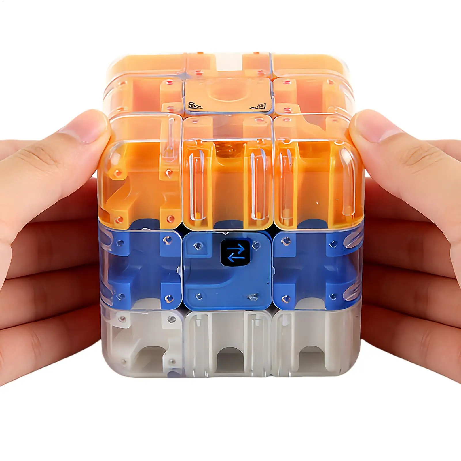Cubo Labirinto 3D, Gioco Rompicapo, Giocattolo per Abbinamento Colori per Adolescenti, Allenamento della Concentrazione, Riduzione dello Stress, Sviluppo del Pensiero Logico