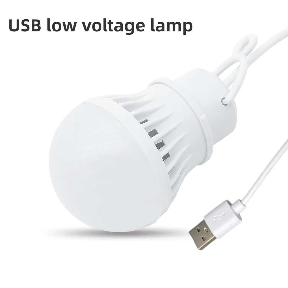 3W 5W 7W USB LED Bulb 5V Portable LED Lamp Night Light Outdoor Camping Lamp Reading Light Bulb Energy Saving Emergency Lamp image 2