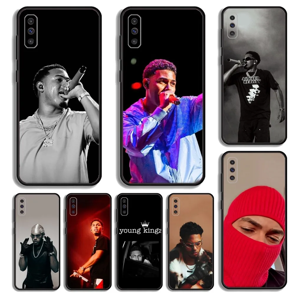 Rapper M-Myke T-Towers Phone Case For Samsung S23,23,22,30,21,10,9,Note20 Ultra,Lite,Ultra,5G,Plus,FE,Black Soft Case