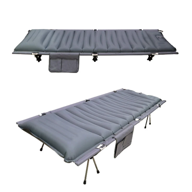 

Folding Camping Cot, Heavy Duty Adults Portable and Lightweight Cots, Foldable Steel Frame Sleeping Bed for Camp Office Indoor