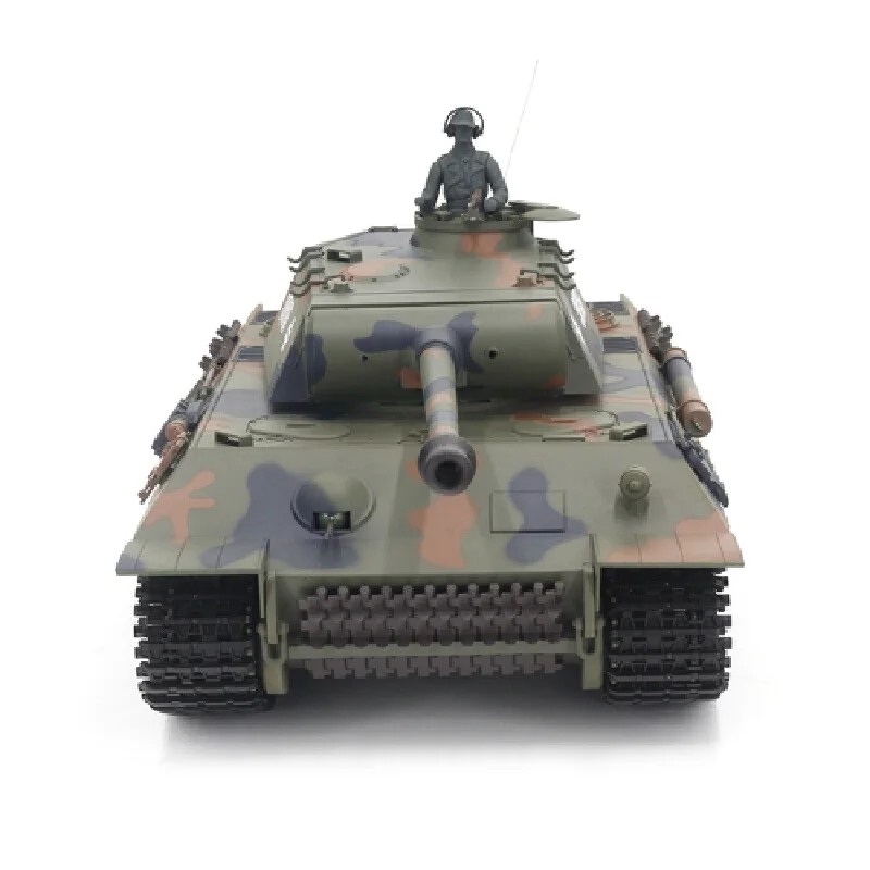 Henglong 3819-1 Simulation German Panther Military Battle Tank 2.4g Remote Control Continuously Variable Transmission Tank Model