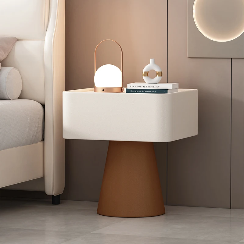 

Creative Delicacy Nightstands Modern Aesthetic Luxury Design Bedside Table Unique Style Mesita De Noche Bedroom Furniture