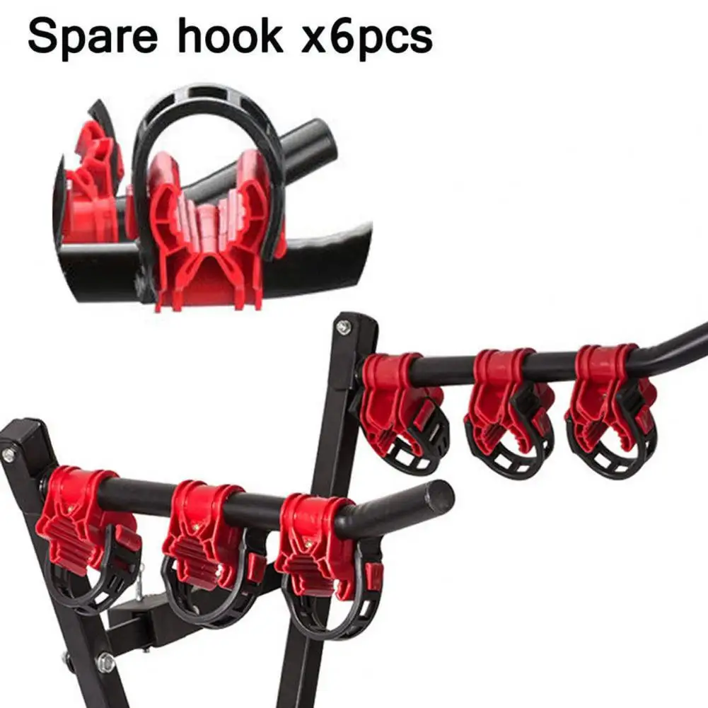 Bicycle Rack Scratch Resistant Hitch Mount Bike Rack Rubber Smooth Edge Helpful Transportation Hitch Mount Bicycle Rack