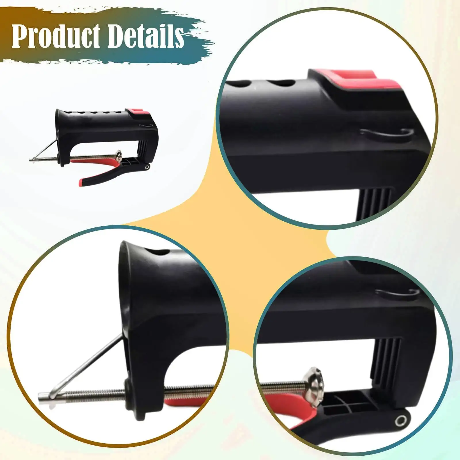

Boat Fishing Rod Holder Adjustable Bracket Plastic Stand Mount Fish Rod Shelf for Kayak Canoes Dock Angling