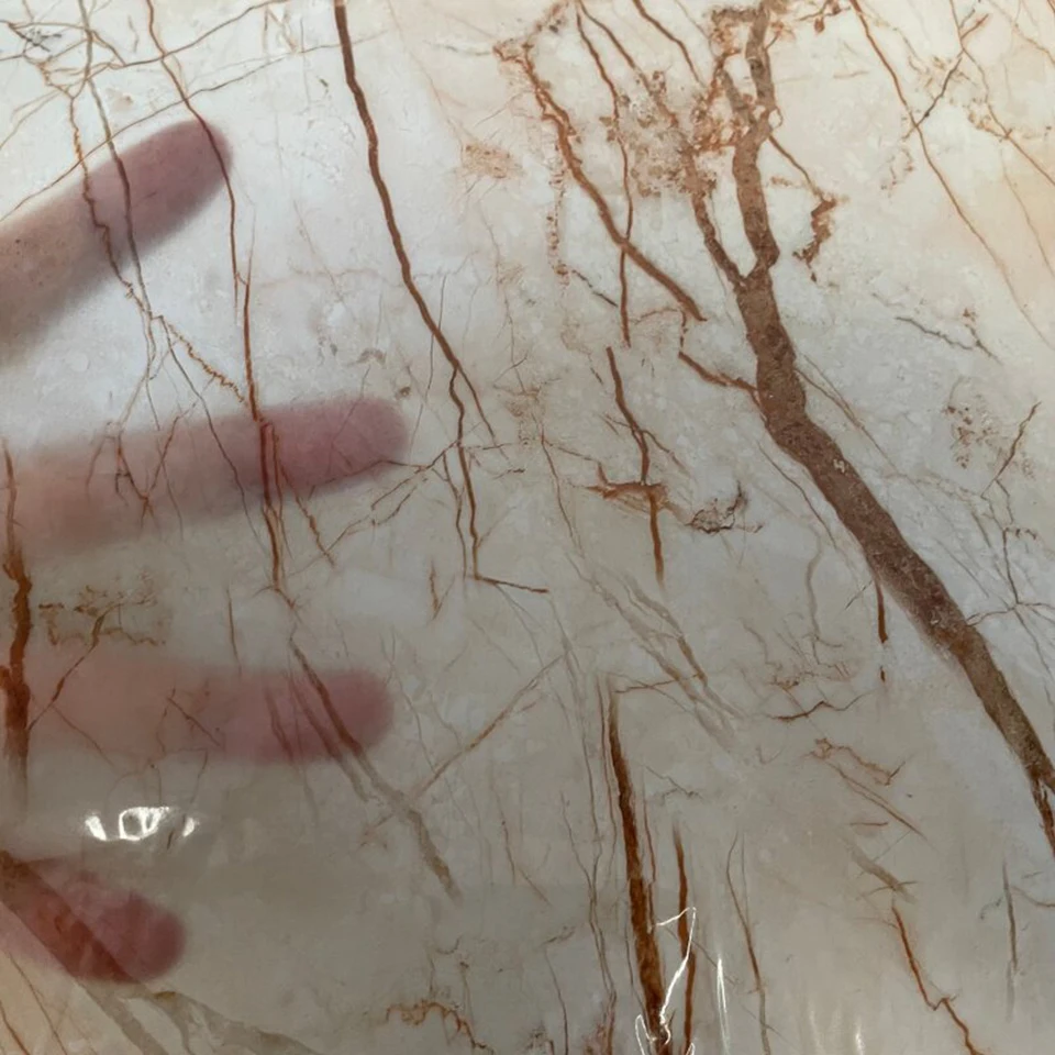 Luxury Brown Marble PVA Hydro Dip Film 0.5x2m, Hydrographic Water Transfer Printing Film for Car Interior Color Change 151