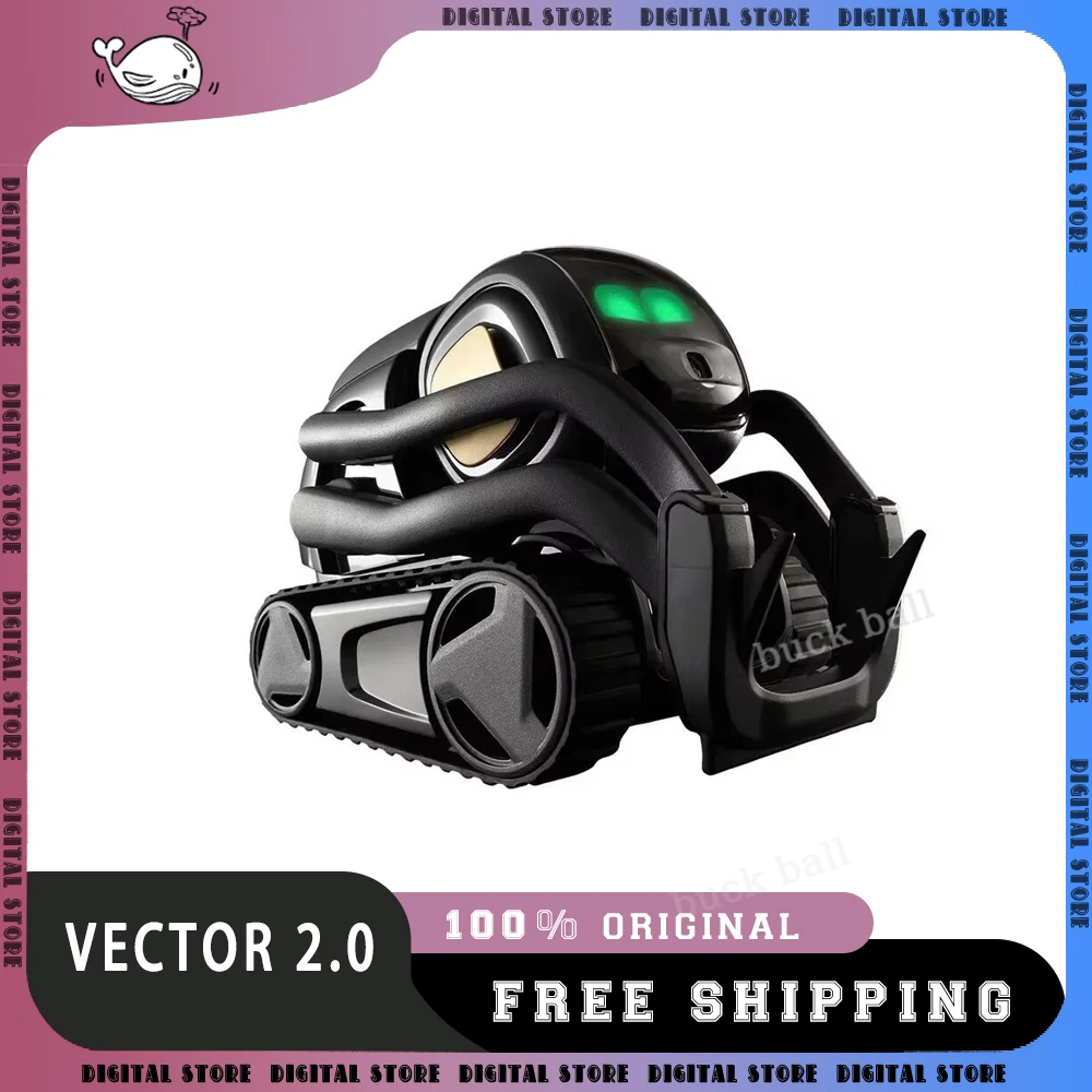 Vector 2.0 Intelligent Emotional Robot Emotional Interaction Puzzle AI Emo Robot Electronic Robot Pet Birthday Gifts Kids Toys