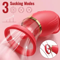 Powerful Swing Sucking Vibrator for Women Tongue Licking Nipple Clitoris Sucker Stimulator Sex Toys for Female Adults Goods