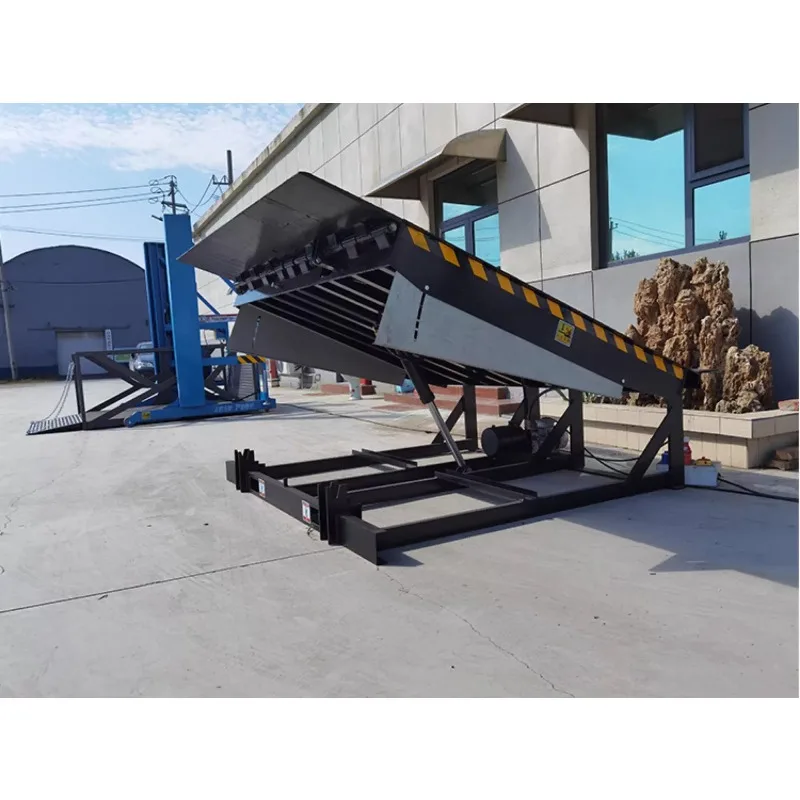 Customized 5-12Ton Fixed-type Loading Ramp Electric Hydraulic Lift Platform Height Adjustment Panel
