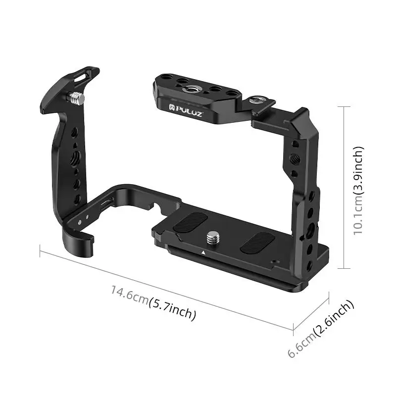 PULUZ Metal Frame Camera Cage Stabilizer Rig for Sony Cinema Line FX2 / ILME-FX2B