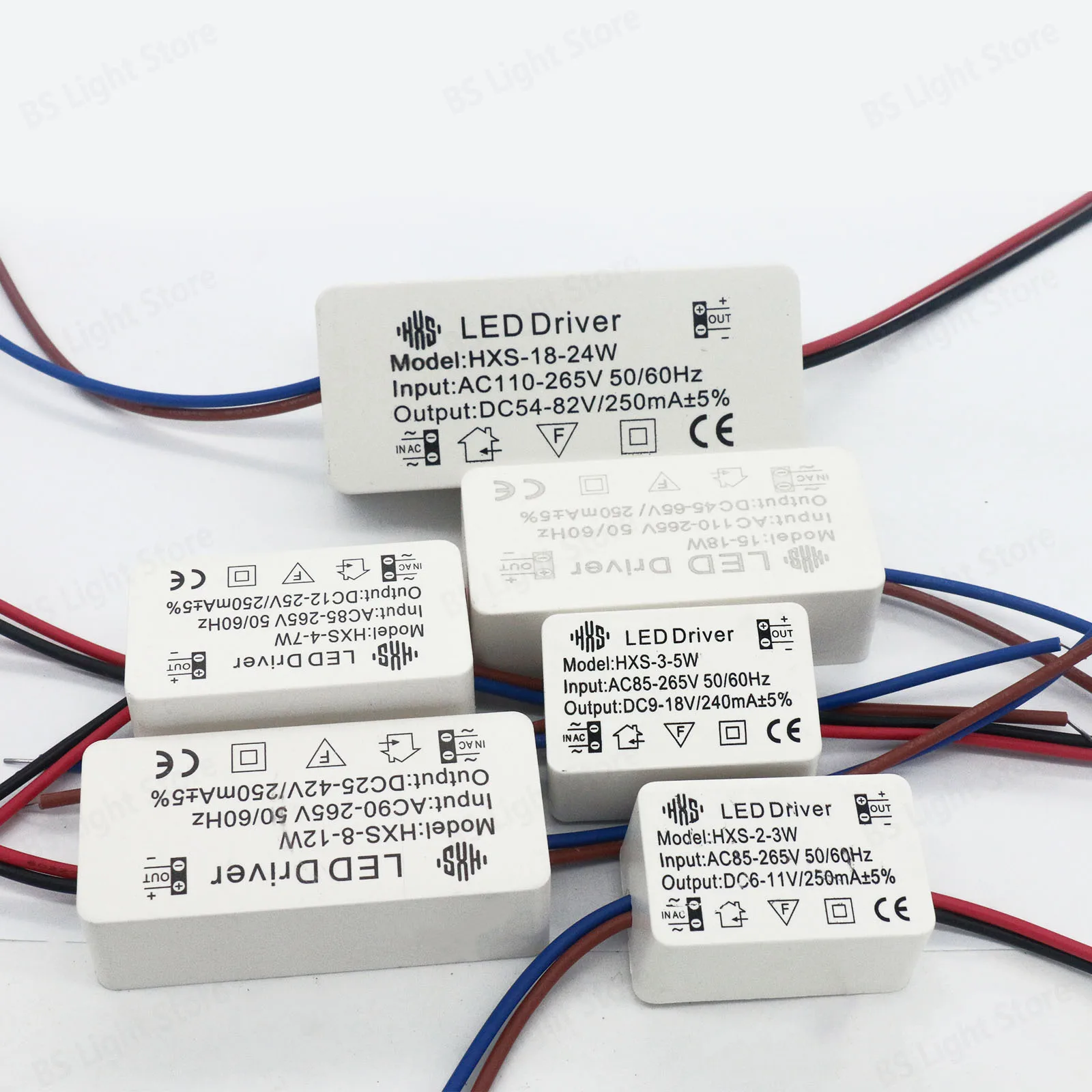 LED driver 240-250mA 2-3w 3-5W 4-7w 8-12w 18w 20w 18-24w LED Constant Current Driver Power Unit Supply For LED Bulb Transformer