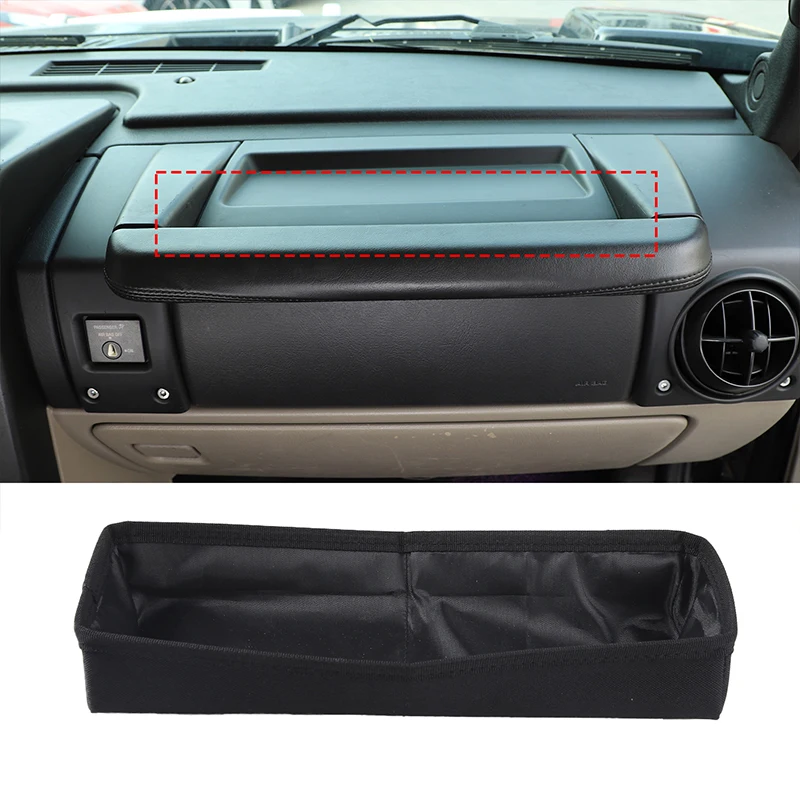 

For Hummer H2 2008-2009 Car Dashboard Co-pilot Handle Storage Bag Multifunctional Storage Bag Car Interior Accessories