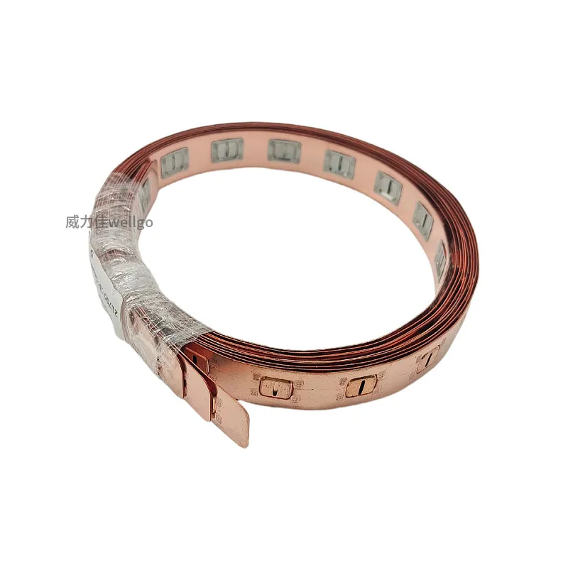 Front Row 18650 Battery Connector Copper-nickel Composite Sheet, Copper Nickel Plating Connecting Sheet, Copper Busbar Combiner
