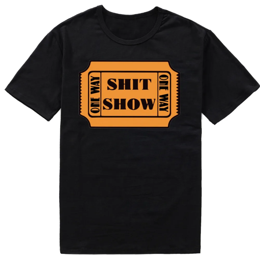 Funny Sh*t Show Construction Worker Meme Unisex T-Shirt Gift   T-shirts for Tees  tops Unisex Summer Short Sleeve