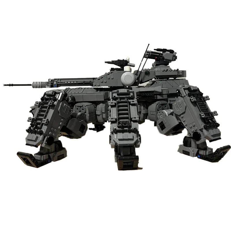 5035 ELEMENTÓW MOC Kreatywny Duży Ciężki Czołg Technologiczny Modułowy Model z Klocków dla Dzieci Zestaw do Samodzielnego Montażu Zabawka Ekspozycyjna Prezent na Boże Narodzenie