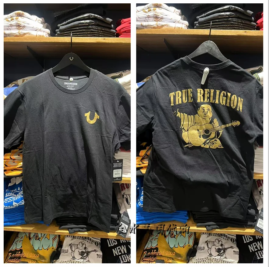 

Men's and Women's Summer Loose Cotton T-shirt 2025 New Products on The New Short-sleeved True Faith Literary and Fresh