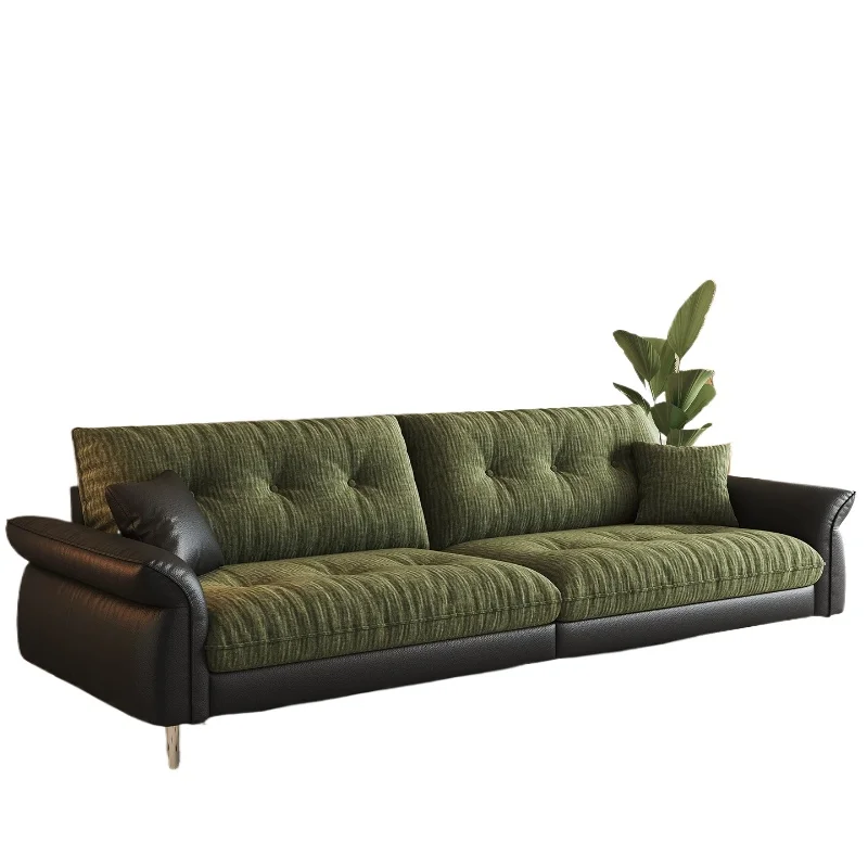 CX Italian minimalist living room small apartment modern minimalist fabric home straight row three people