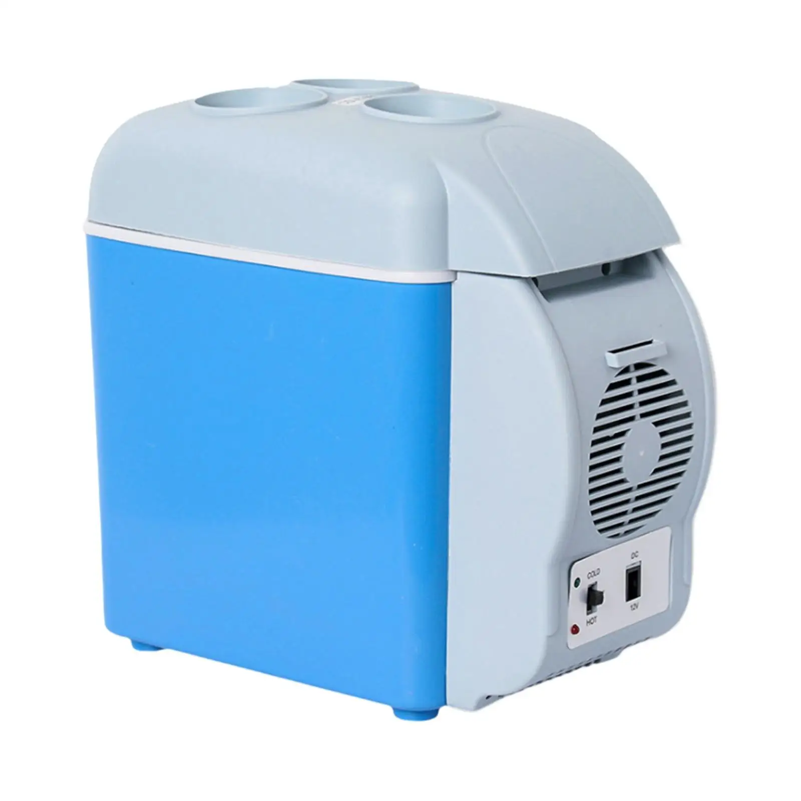 12V Small Fridge for Car Skincare Fridge 7.5 Liter Capacity 220V AC Compact Refrigerator Mini Fridge for Van RV Bedroom