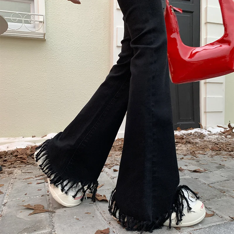 Meisjesjeans Herfstkleding Korea Dames Borduren Bloemenpatroon Artistiek Ontwerp Patchwork Mode Vintage Denim Alle Match