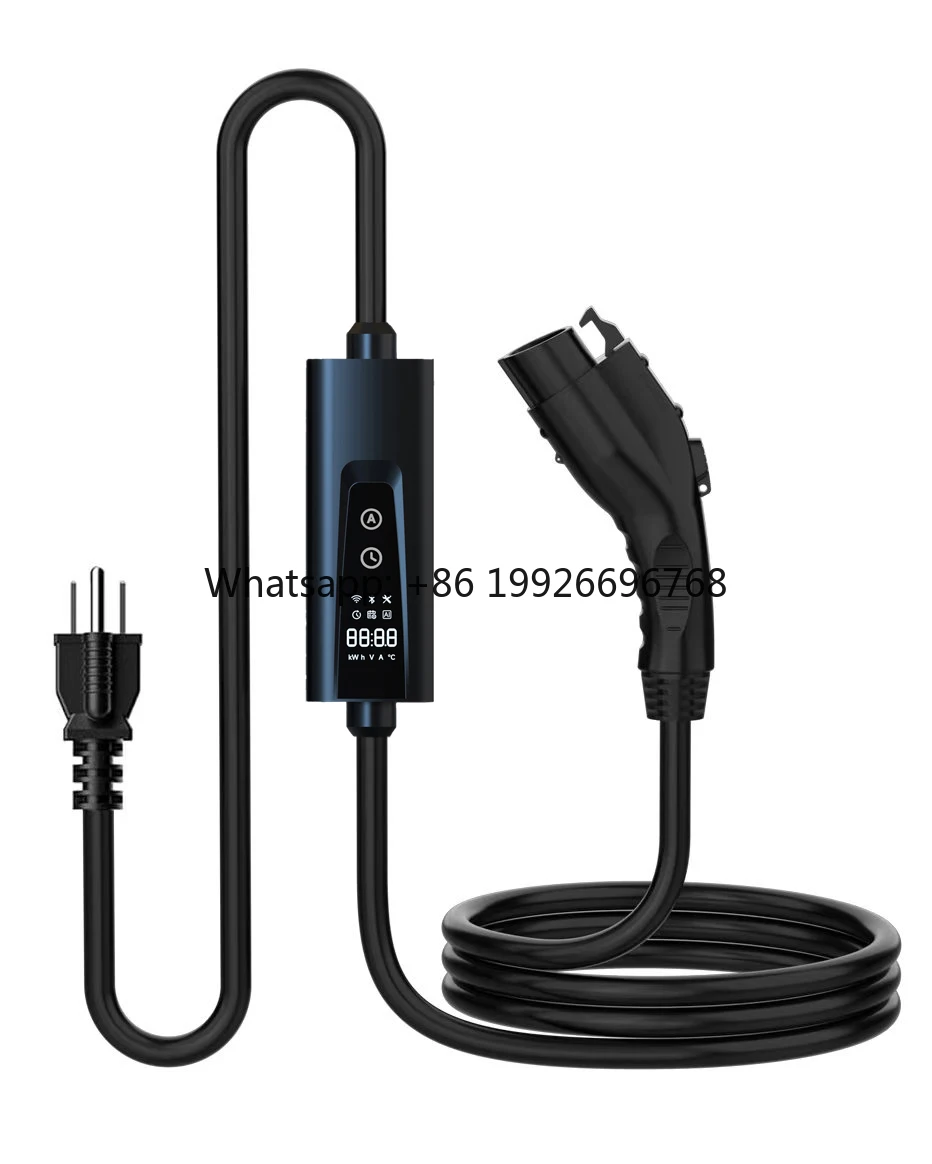 

Портативное зарядное устройство для электромобилей 16А J1772 Mode 2, 3.6 кВт, Тип 1, с вилкой NEMA 5-15, новое состояние