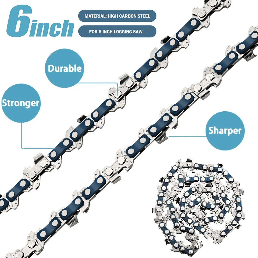 

Electric Saw Chain Chainsaw Chain 65Mn High-speed Steel Ergonomic Design High Carbon Steel Special Guide Plate