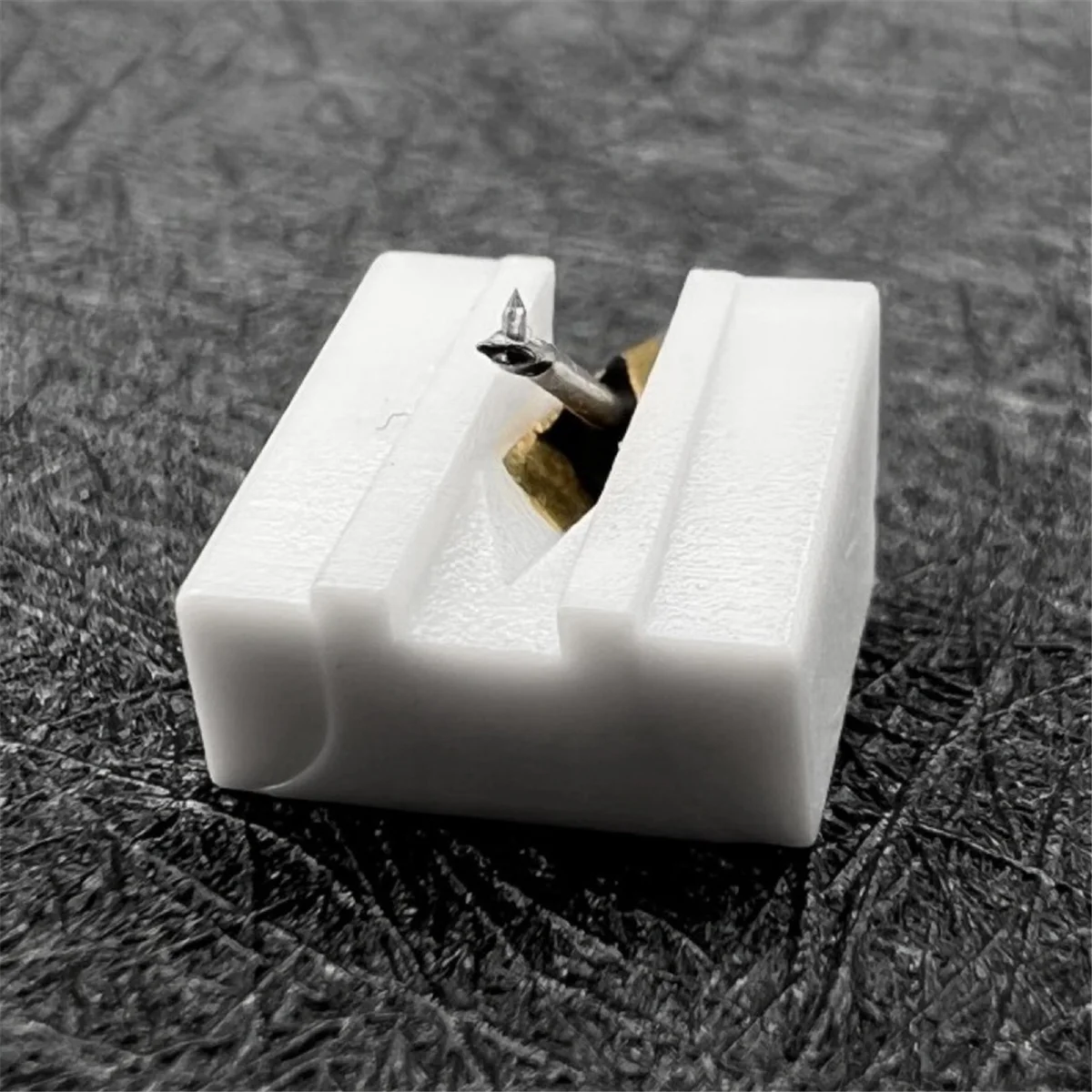 1 шт., запасные части для проигрывателя граммофона, алмазный стилус, белый для Tenorel N2001 D Pionee PL12D Goldring D100 110