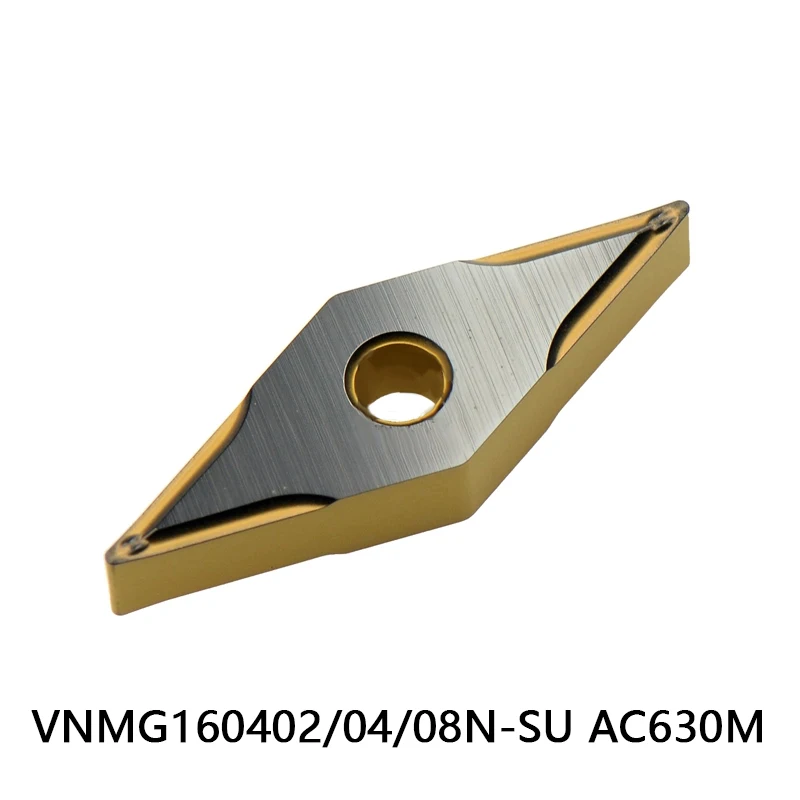 

100% Original VNMG 160402 160404 VNMG160402N-SU VNMG160404N-SU VNMG160408N-SU AC630M Carbide Inserts Lathe Cutter Turning Tools