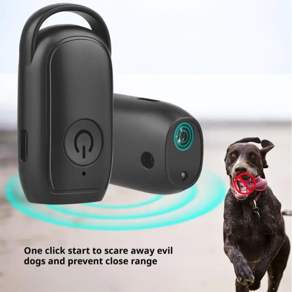 

Rechargeable Ultrasonic Anti Barking Device for Dogs Long Range Dog Bark Control Deterrent Training Aid Safe for Indoor Outdoor