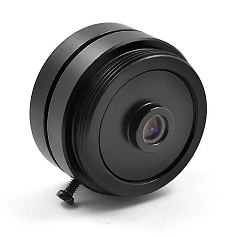 [B24B!】 1 Piece 2.1Mm Wide Angle CS Mount Fixed CCTV Lens 2.1 Mm F1.8 Megapixel Black Plastic For 1/3 Sensor Size Camera