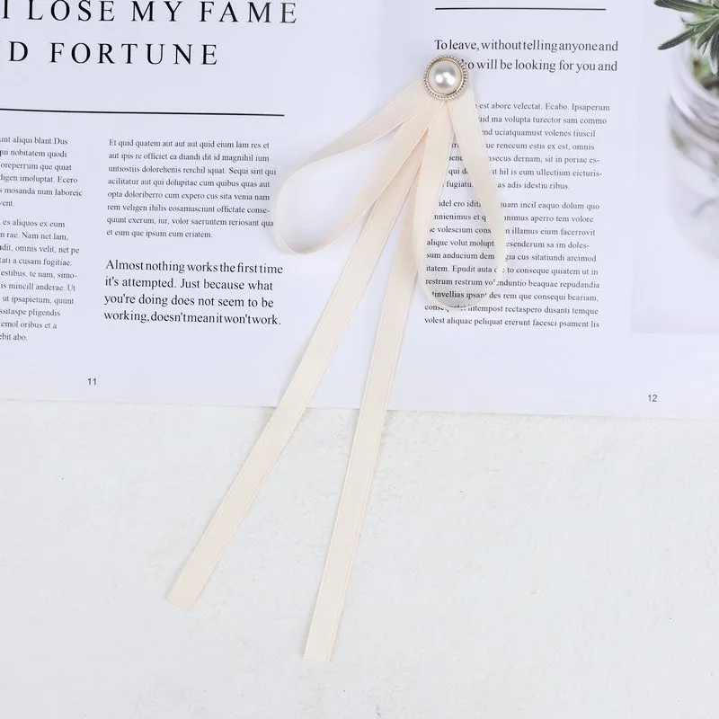 Perlenband Broschen Pin Fliege Vintage vorgebundener Kragen Schwarz Blau Schleife Weißes Hemd Krawattenklammer Damen Mädchen Kleidung Krawatten – Detail 11
