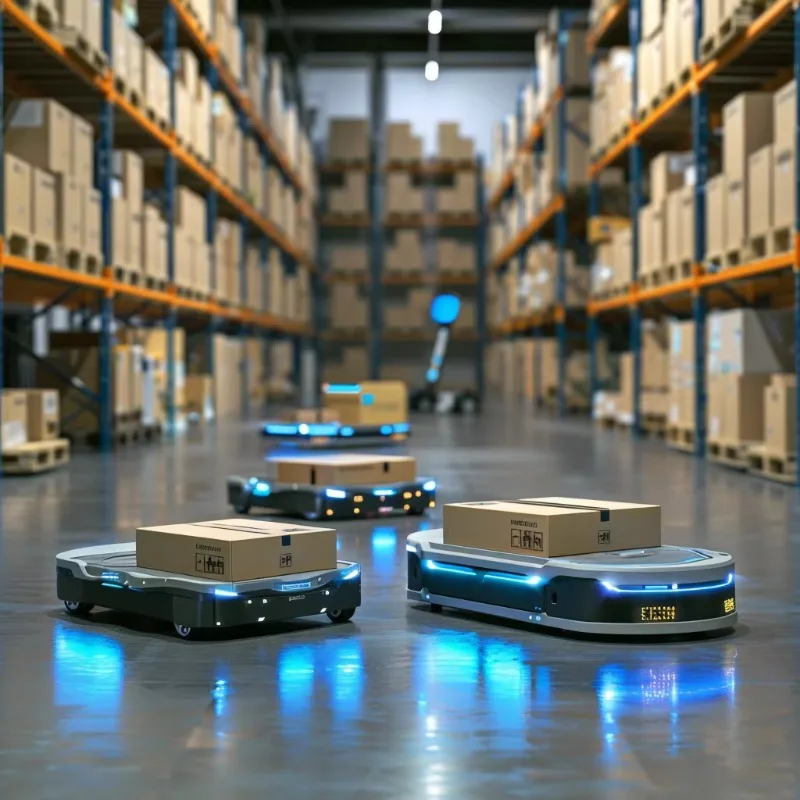 Agv Automated Warehouse Robotic Logistics Automatische industrielle Logistik Robotics Agv Robotic