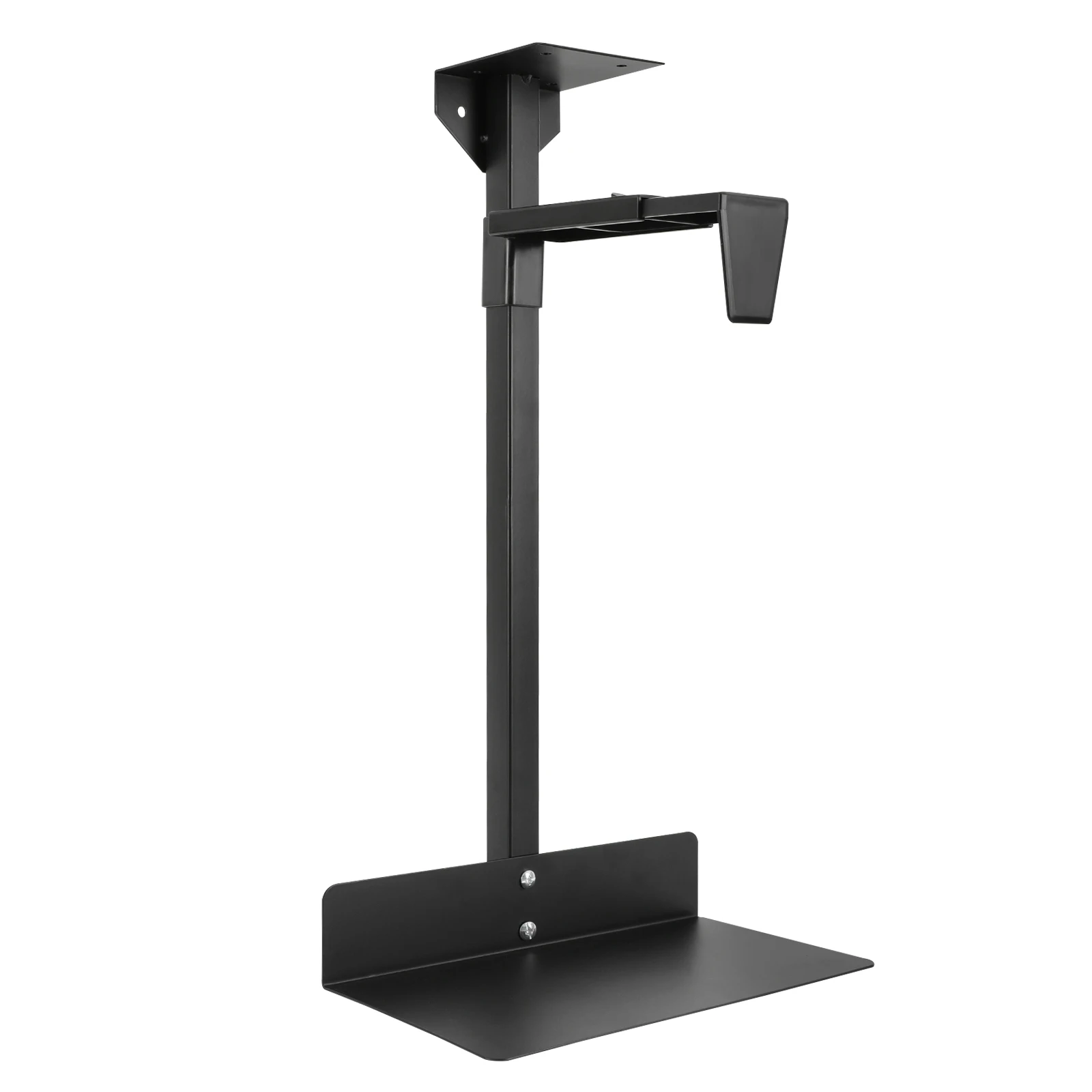 PC-Halterung, PC-Wandhalterung, verstellbarer PC-Halter, PC-Halter unter dem Schreibtisch bis 30 kg, Weiß – Detail 15
