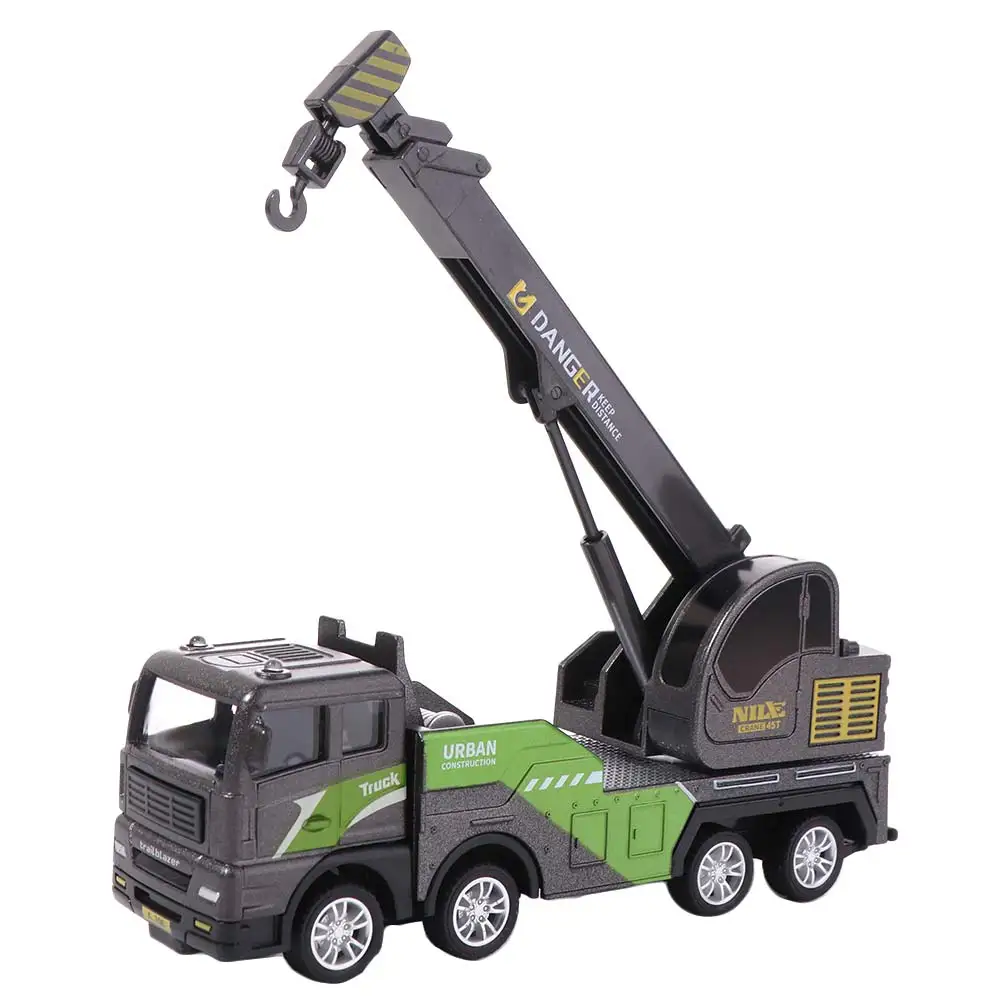 Alloy Diecast Engineering Car Model Bulldozer Forklift Simulation Crane Truck Toys 1:50 Scale Educational Vehicle Excavator